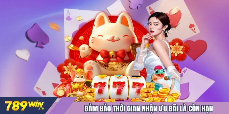 Khuyến Mãi Tại 789win Những Chương Trình Hấp Dẫn Nào? 2 Đảm bảo thời gian nhận ưu đãi là còn hạn