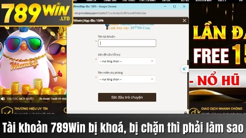 Nếu tài khoản 789win bị khoá, bị chặn thì phải làm sao
