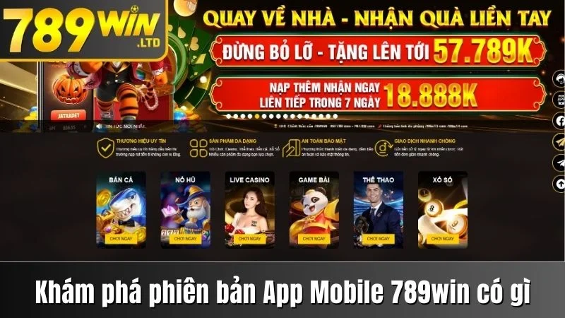 Phiên bản App Mobile của Nhà cái 789win có gì?