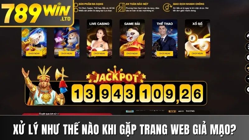 Xử lý như thế nào khi gặp trang web giả mạo?